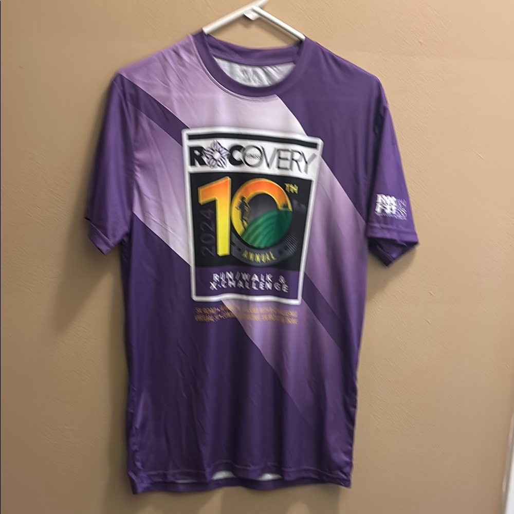 Purple Graphic Men's Shirt